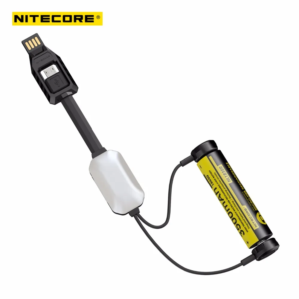 Портативное магнитное уличное зарядное устройство Nitecore LC10 с USB зарядкой и