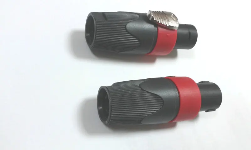 20 шт Высокое качество 4 Pin штекер совместимый аудио кабель Разъем красный|connector