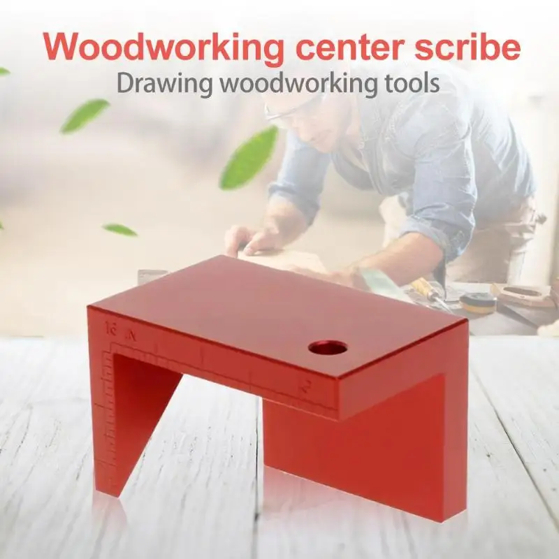 Деревообрабатывающий 45 градусов угловая линия рисования круглый центр Scribe