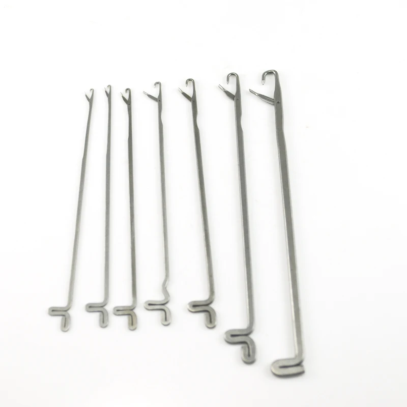 Набор из нержавеющей стали 5 (7 размеров/набор) вязаные крючком шарики иглы ручные