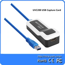Одноканальный hdmi hd usb capture 1080p/60hz UVC200 USB Capture Dongle с поддержкой