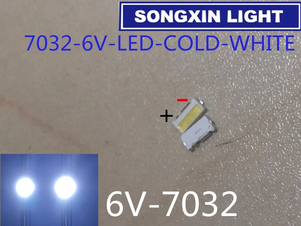 50 шт. бежевого ЖК телевизора подсветка сторона 7032 LED свет бисера ремонт ТВ