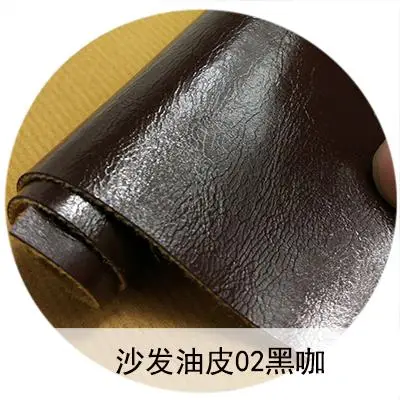 50*135 см Diy масло воск кожа ткань для женщин Сумка Рюкзак Сумочка Кошелек диван Стеффен Voor Meubels Simili Cuir Tissu Tela Piel - Цвет: 02 black coffee