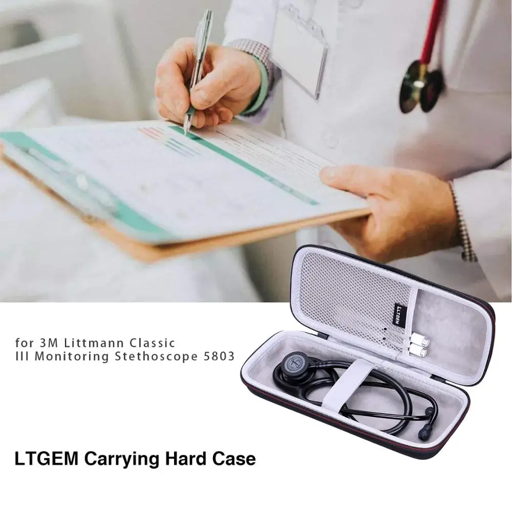 LTGEM EVA водонепроницаемый ударопрочный жесткий чехол для переноски 3M Littmann Classic III