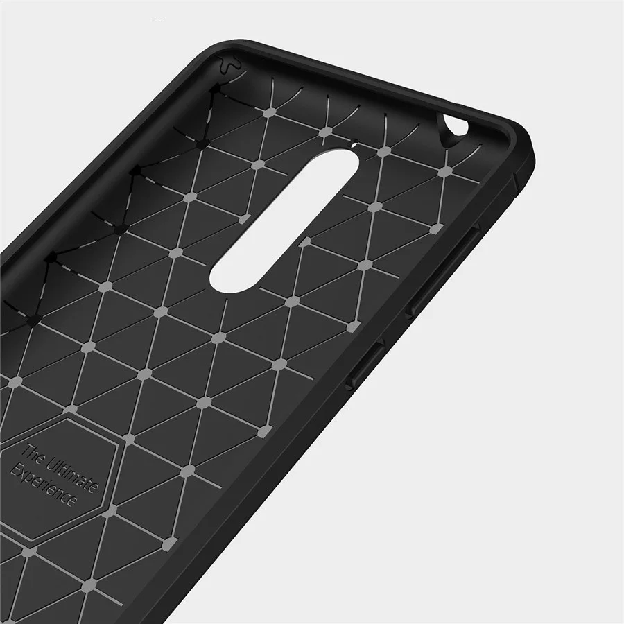 Ultra Thin Carbon Fiber Texture Soft TPU Silicone Brushed Case Cover for Nokia 2 3 5 6 7 Plus 8 9 2018 Slim Cases Fundas |