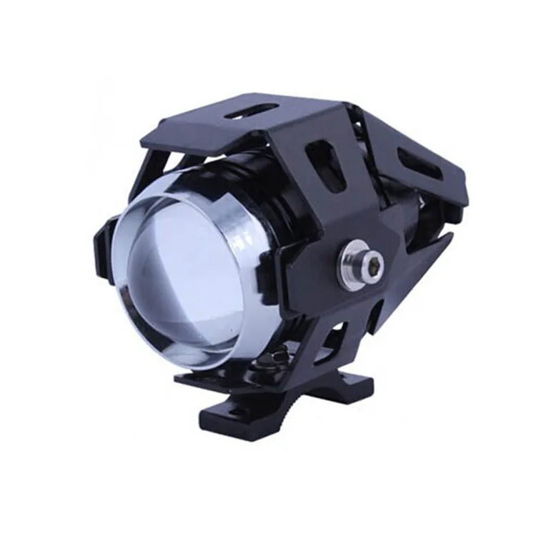 

2 pcs 125W motorcycle spotlights auxiliary lamp super bright U5 led chip motobike headlights accessories moto car fog light