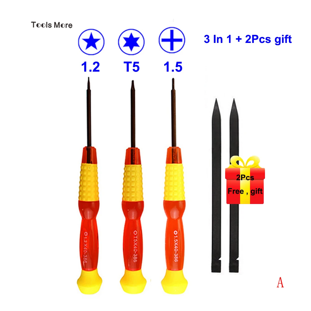 Pentalobe 1 2 P5 Torx T5 Philips PH000 Набор отверток для Apple MacBook Air & Macbook pro инструментов ремонта 3