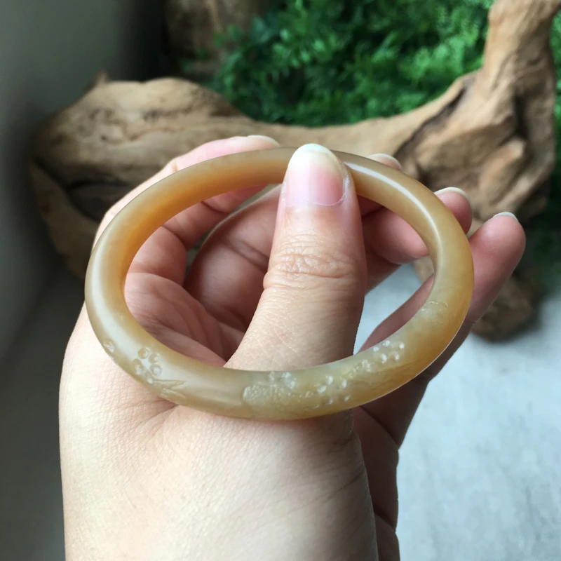 H1 # hitian нефритовый браслет с конфетами полный Красного сахара тонкие полоски