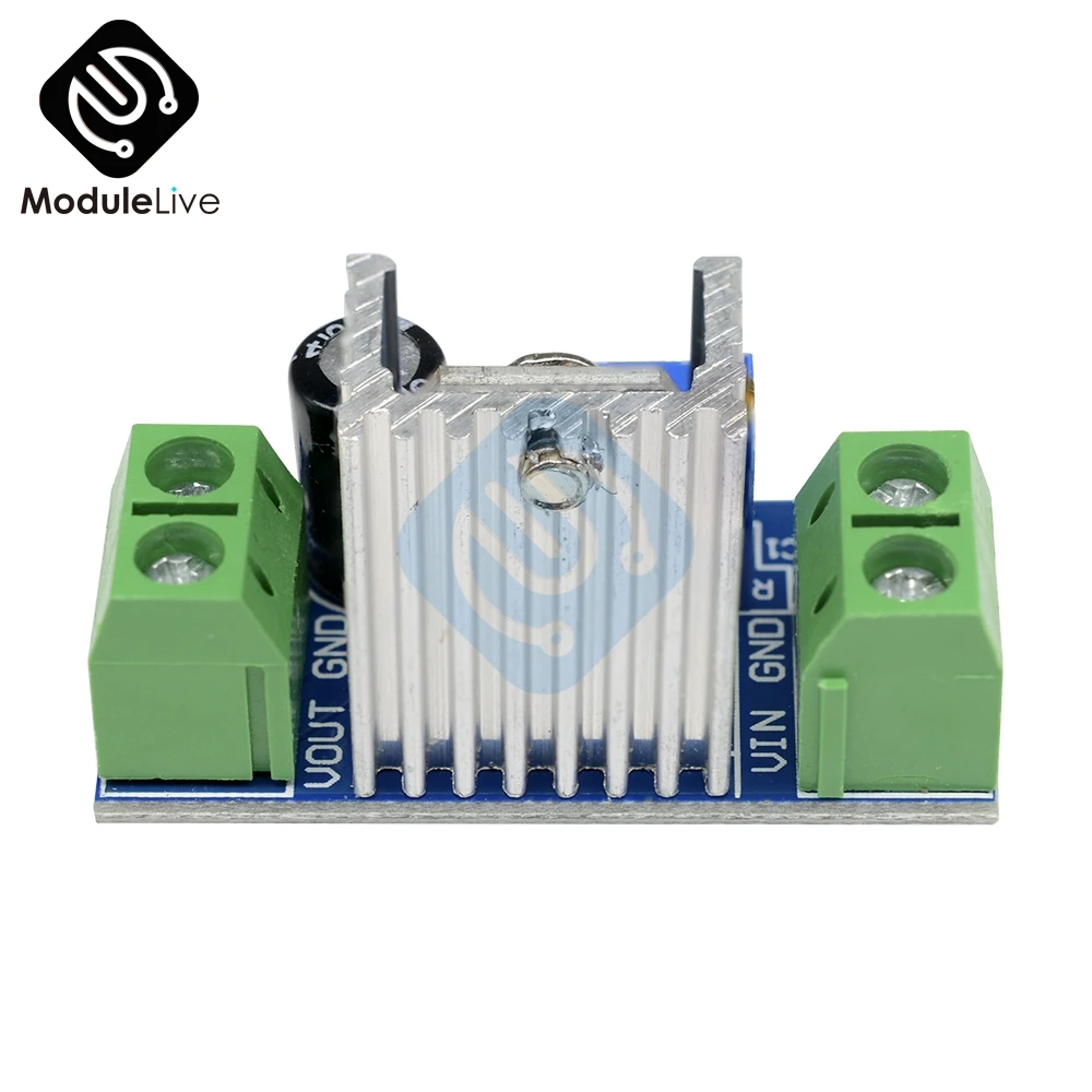 LM317 регулируемый регулятор напряжения Линейный источник питания LM317 DC-DC 4,2-40 В до 1,2-37 в понижающий преобразователь