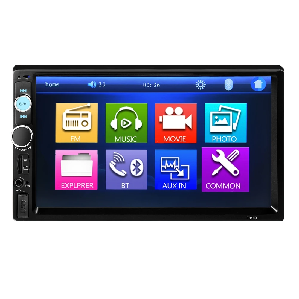 Новый 7010B 7 дюймов Bluetooth V2.0 аудио стерео сенсорный экран MP4 MP5 плеер Поддержка SD USB FM