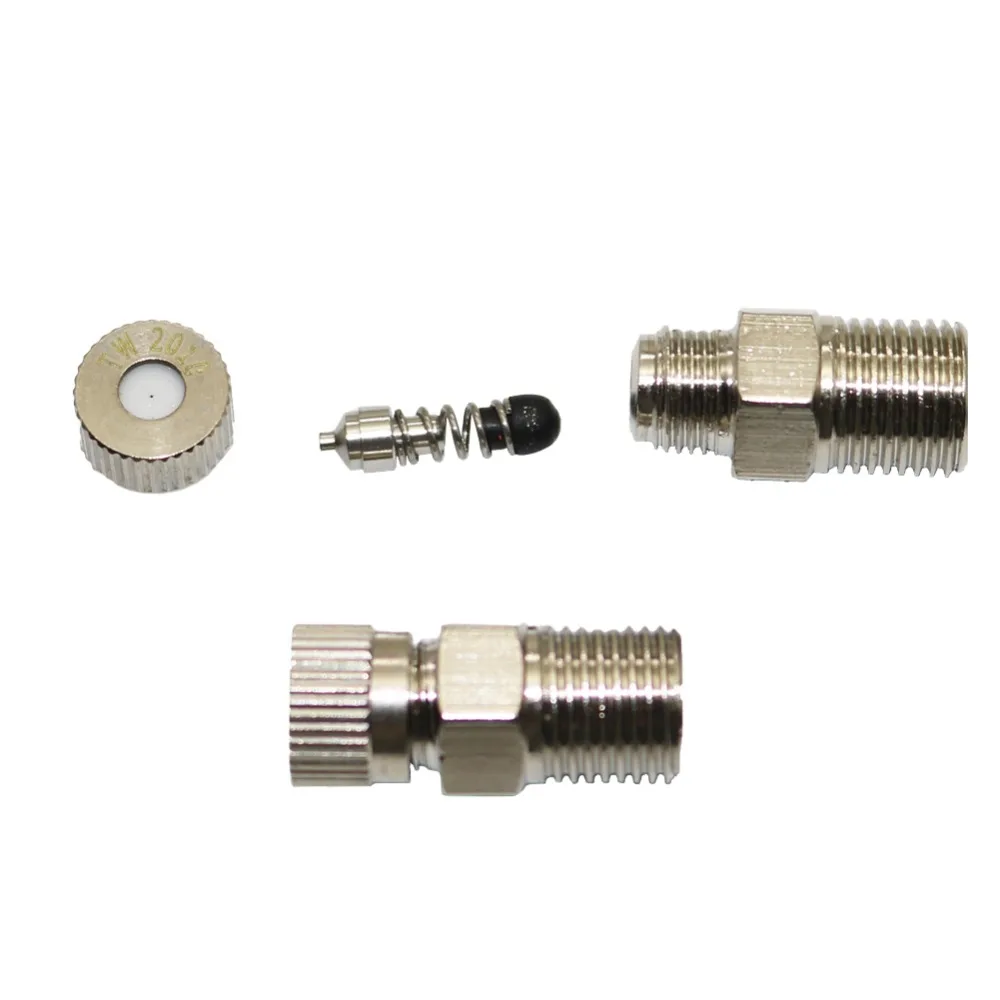 High Pressure Fog Mist Nozzle Agriculture Fruit Atomization Sprayers Greenhouse Anti-drip Sprayer Nozzles 100 Pcs | Дом и сад