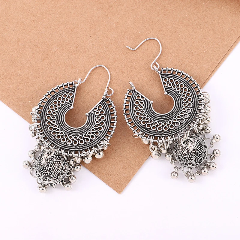 Женские серьги-подвески Lidavi Party в стиле ретро этническом индийском Jhumka Jhumki серьги