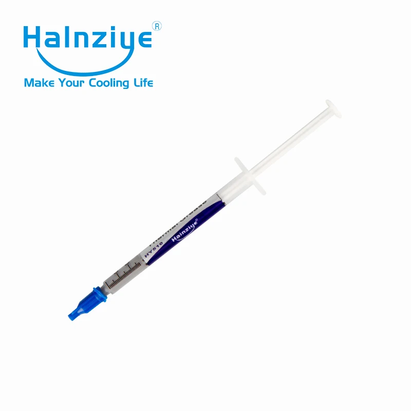 

Free shipping!!! High thermal conductive performance Halnziye CPU Heatsink Gray Grease HY510 1g