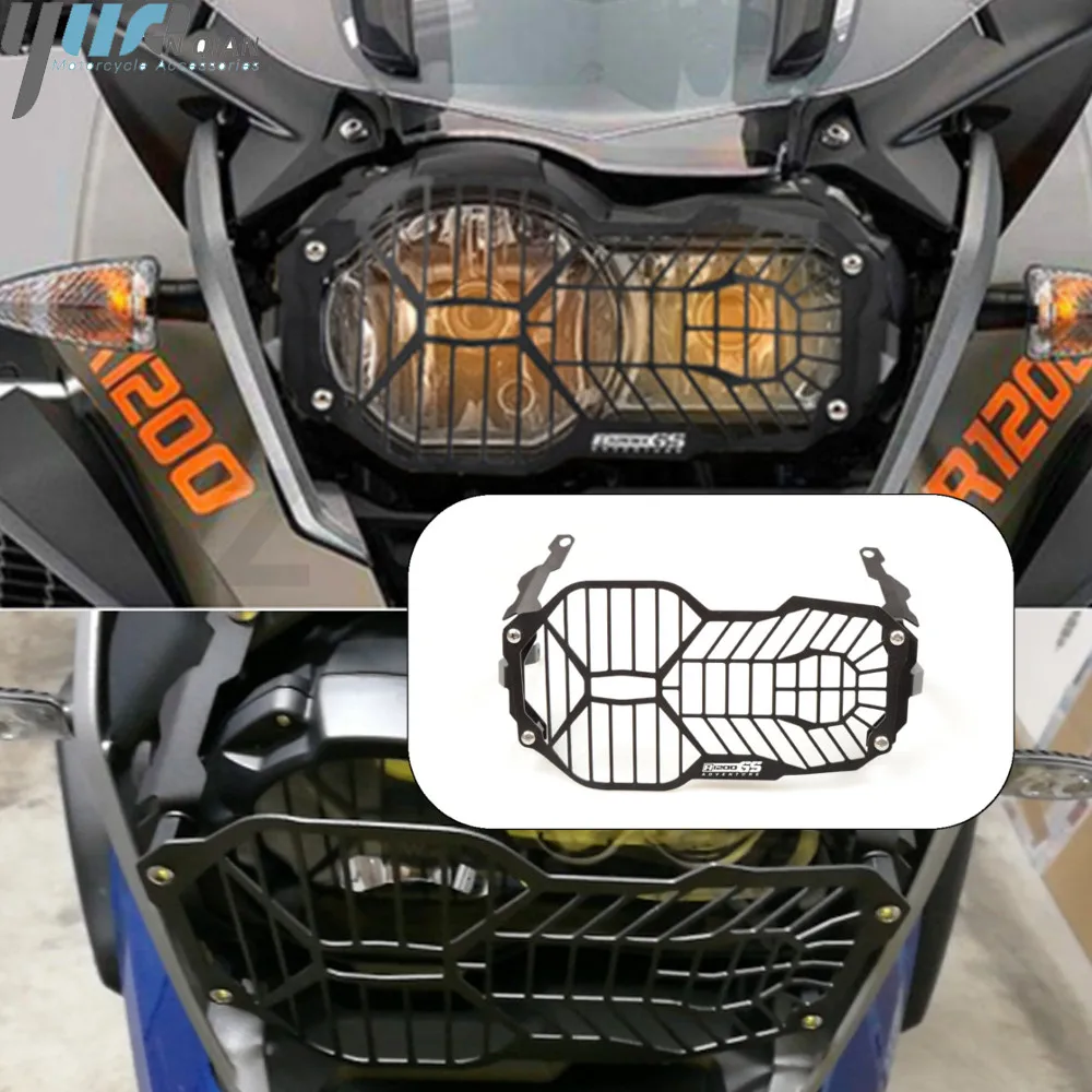 

Фара мотоцикла решетка Защитная крышка протектор для R1200 GS ADV 2012-2018 подходит для BMW R1200GS ADV Adventure 2012 2013-2018