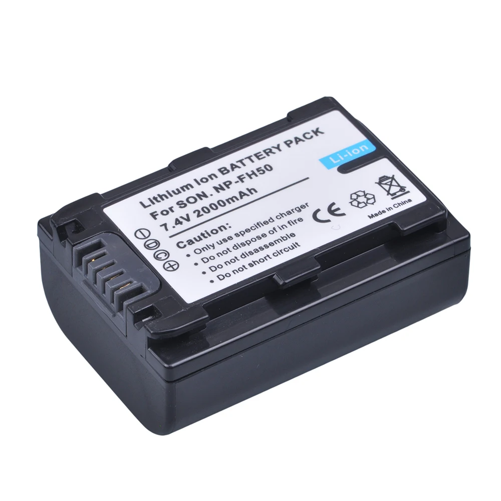 Цифровой аккумулятор для Sony A230 A330 A290 A380 A390 NP FH50 TG3 TG5 TG7 HDR TG1E 2 шт.|Цифровые