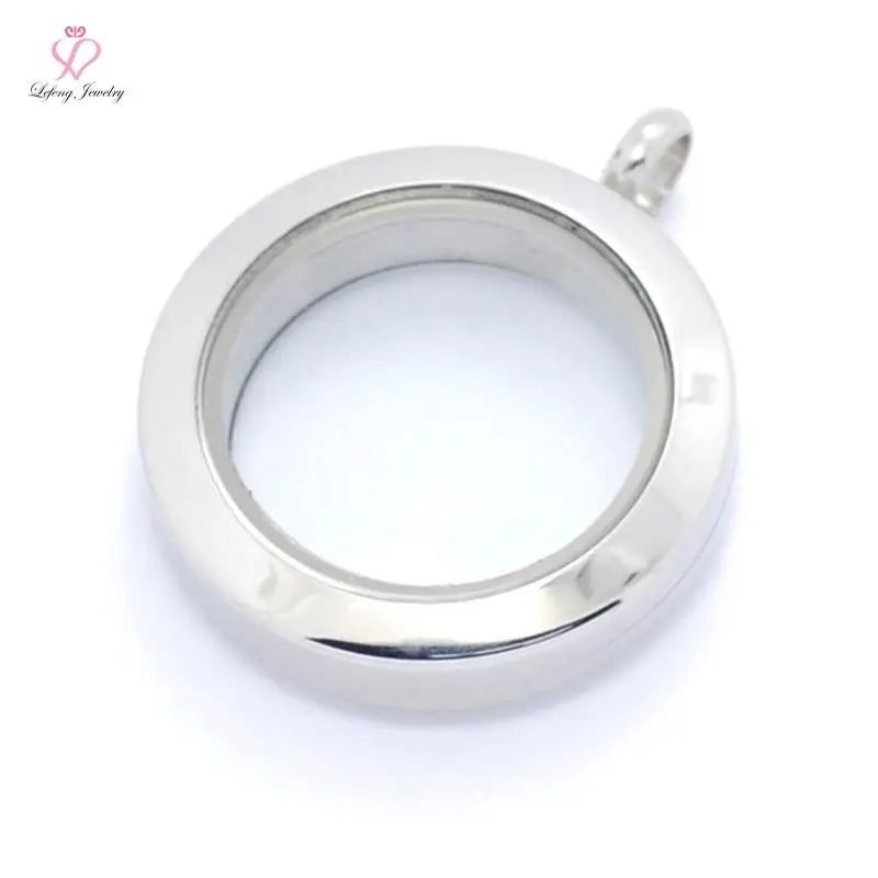 25 мм 30 круглый 2 цвета плотная Твист винт плавающей медальон 316L нержавеющая сталь