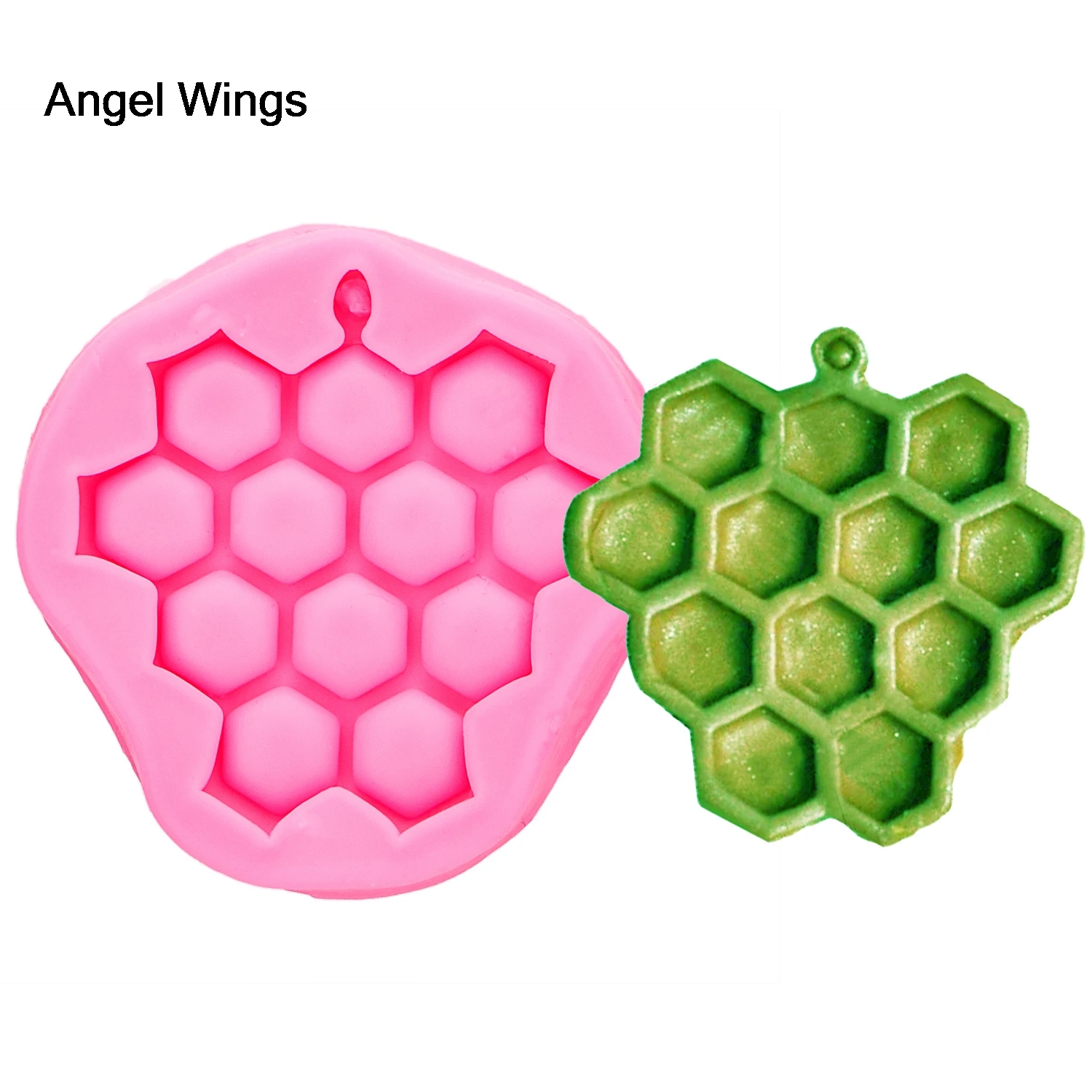 Форма из пищевого силикона для обратной формовки помадки торта ячеистой формы