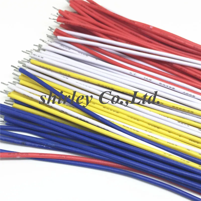 10 шт. см 20 30 35 Луженая Медь 24AWG Электрический провод жгут 1007 # ПВХ изолированный