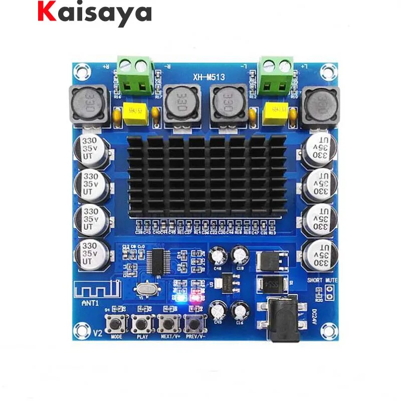 Цифровой усилитель звука TDA7498 мощность 100 Вт + Bluetooth дальность 10 метров новинка XH