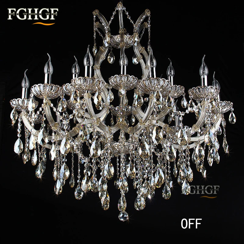 Luxury Maria Theresa Cognac Crystal Chandelier Light LED Lustre for Living Room Foyer Restaurant Indoor Decor | Освещение