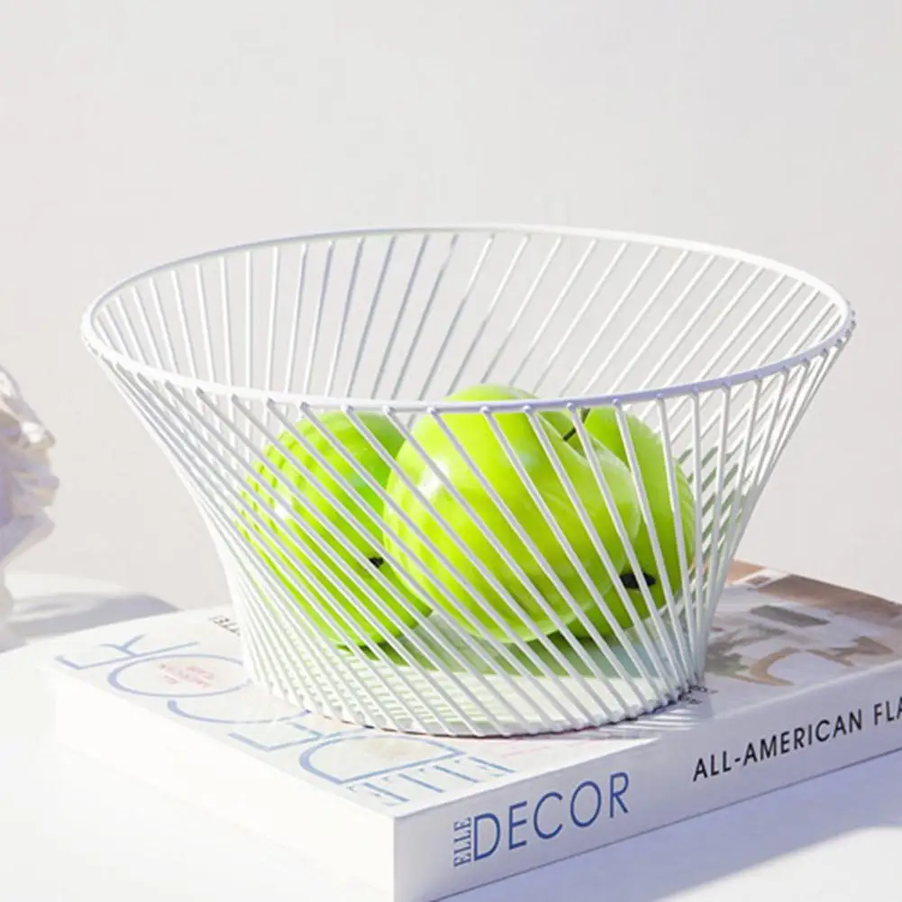 Скандинавская Современная Минималистичная железная корзина для фруктов черно