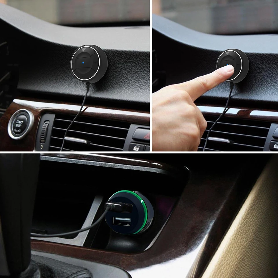 Kebidumei NFC гарнитура Bluetooth автомобильный комплект MP3 A2DP 3 5 мм AUX аудио музыкальный