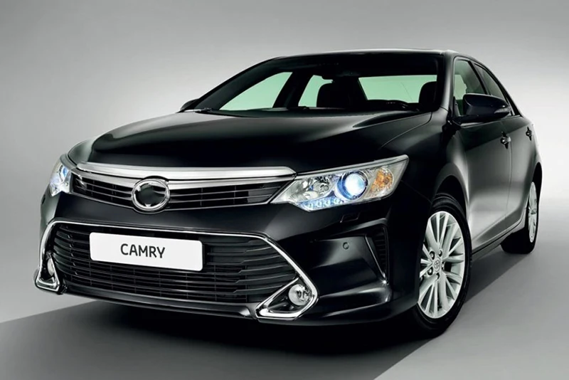 Автомобиль мигающий 2 шт для Toyota Camry дневного света противотуманных фар 12 V фонарь светодиодный DRL с желтыми поворотник