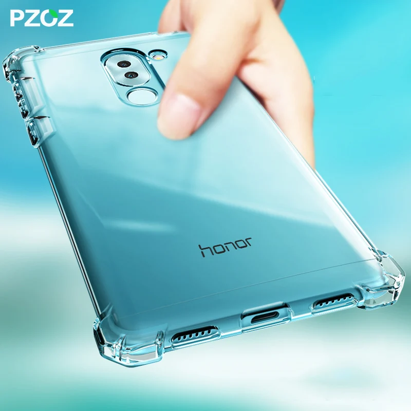 PZOZ чехол для huawei Honor 6X 6 x аксессуары 360 Премиум оригинальный прозрачный