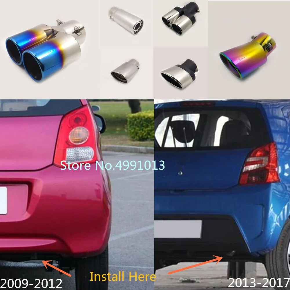 Наконечник глушителя выхлопной трубы для Suzuki Alto 2009 2010 2011 2012 2013 2014 2016
