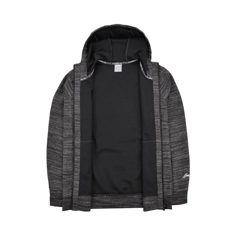 Li Ning мужские баскетбольные трикотажные куртки с капюшоном FZ профессиональные