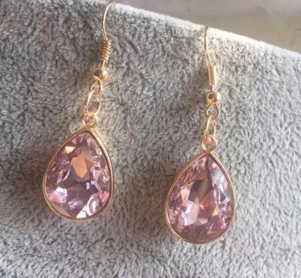 ED 0148 элегантные черные и Гламурные Кристальные полностью овальные