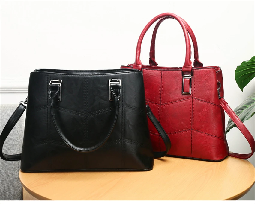 Women Luxury Leather Handbags High Quality Women Bags Designer Ladies Shoulder Bag Woman Big Tote Messenger Bags For Women