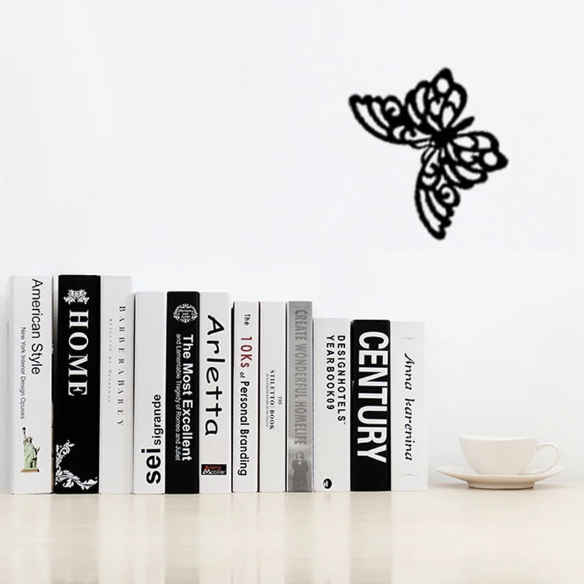 

WANGZHIMING black DIY home room living room children's room creative multi-functional butterfly wall stickers switch stick