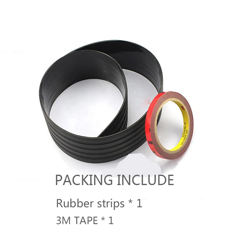 

BROSHOO Car Styling Rubber Rear Guard Bumper Trunk Protector Trim Cover Strip For Chrysler 300C Grand Voyager Sebring Crossfire