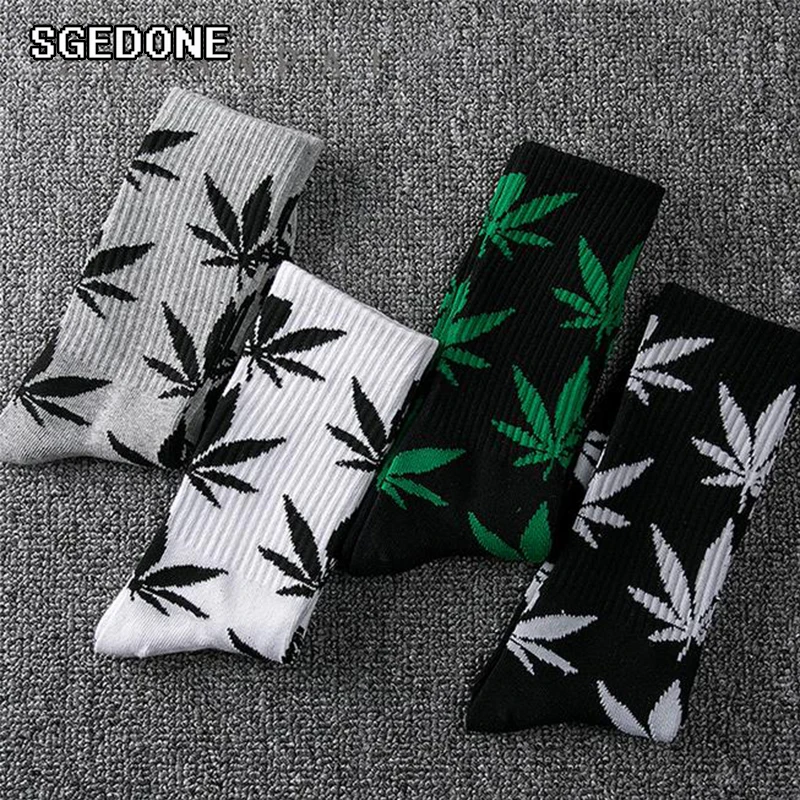 Мужские носки SGEDONE кленовые раньше корейские хлопковые для скейтборда хип хопа