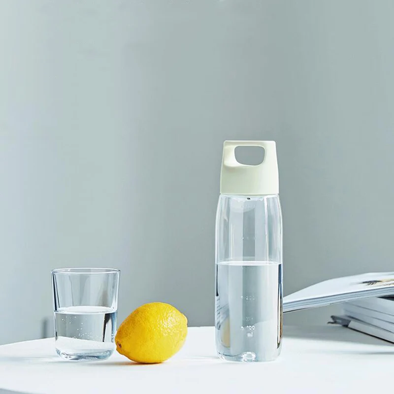 Xiaomi кристальная бутылка для воды BPA Бесплатный протеиновый шейкер тритановый