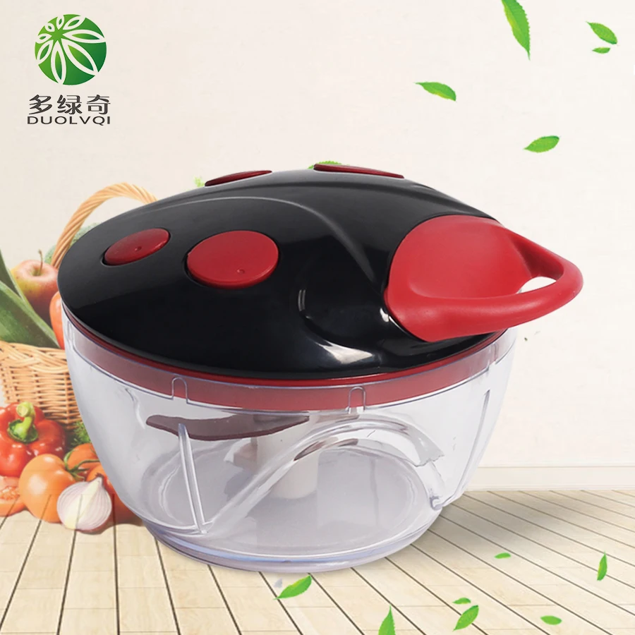DUOLVQI Vegetable Cutter Manual Pull the Rope Shredder &ampSlicer Meat Grinder Kitchen Tools Gadgets | Дом и сад