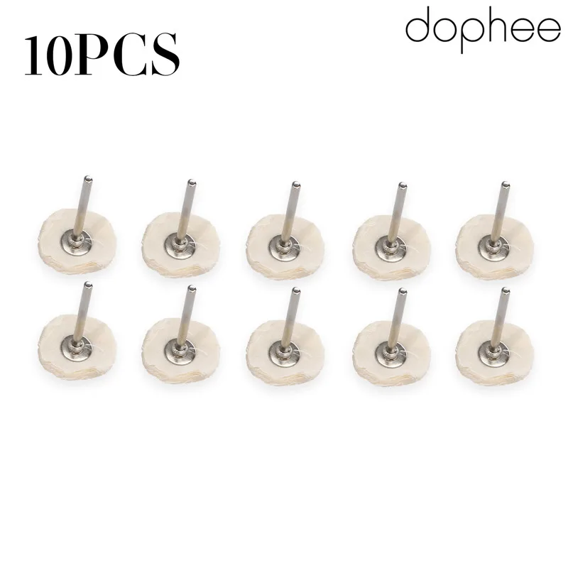 Dophee 10 шт. 25 мм Dremel аксессуары набор роторных инструментов роторная щетка