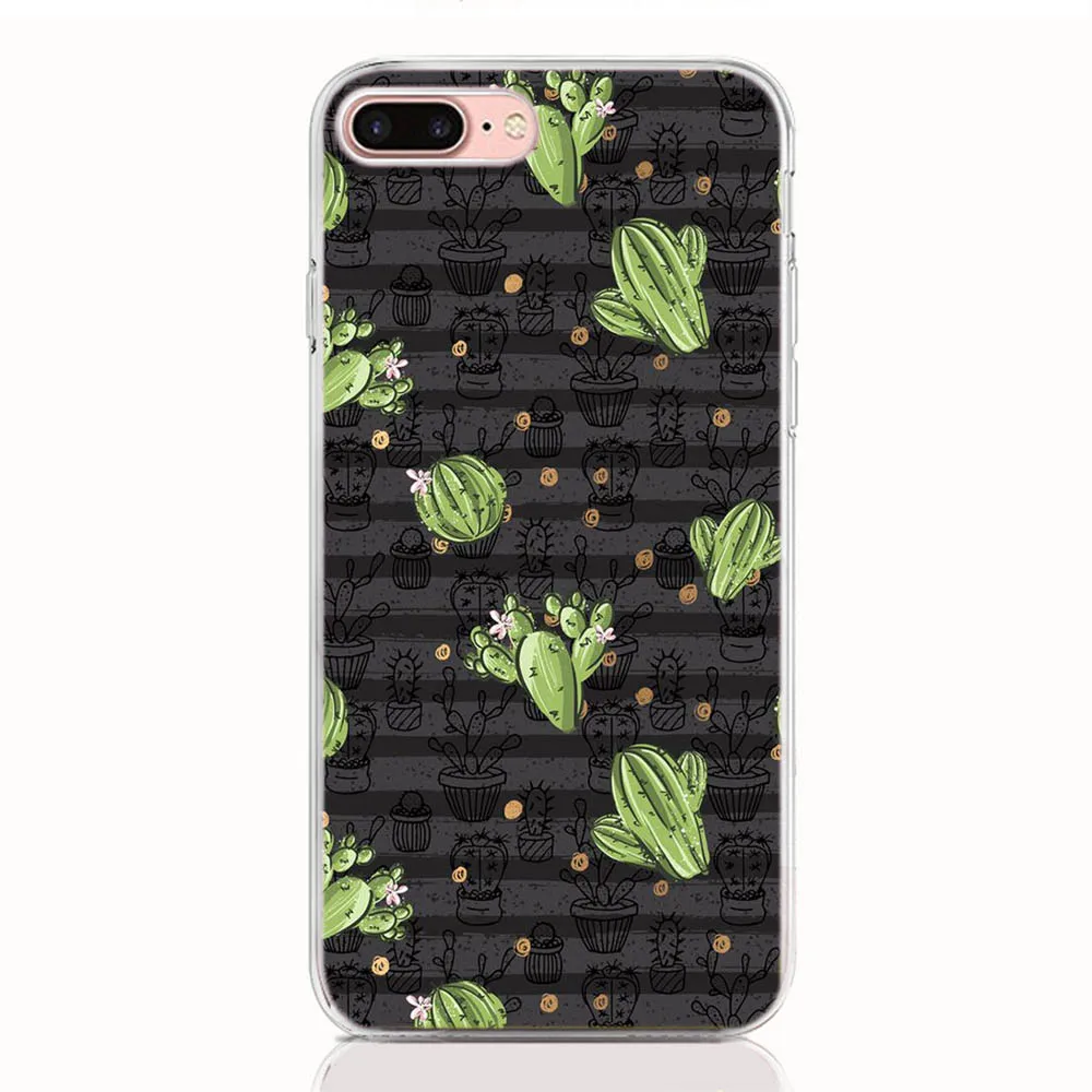 Милый чехол С КАКТУСОМ для iphone X XR XS MAX 4 4s 5 5S SE 6 6 S 7 8 9 Plus для iPod Touch 6 Футляр для телефона - Цвет: A03