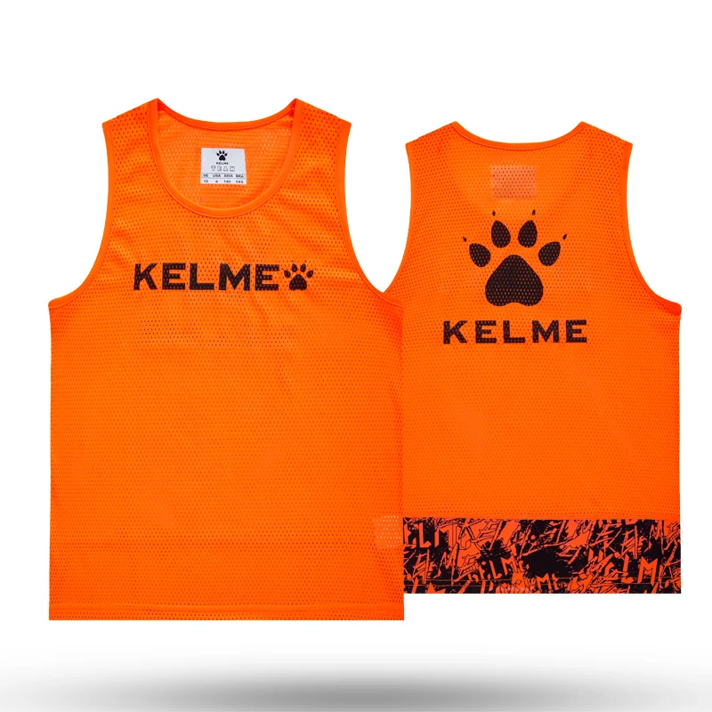Детский футбольный тренировочный жилет KELME Трикотажный для футбола спортивный