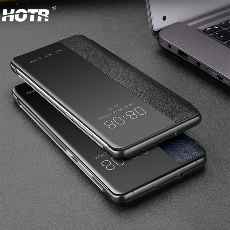 

Чехол-книжка HOTR для Huawei P30 Pro с функцией бесплатного управления ответом на вопросы для Huawei P30