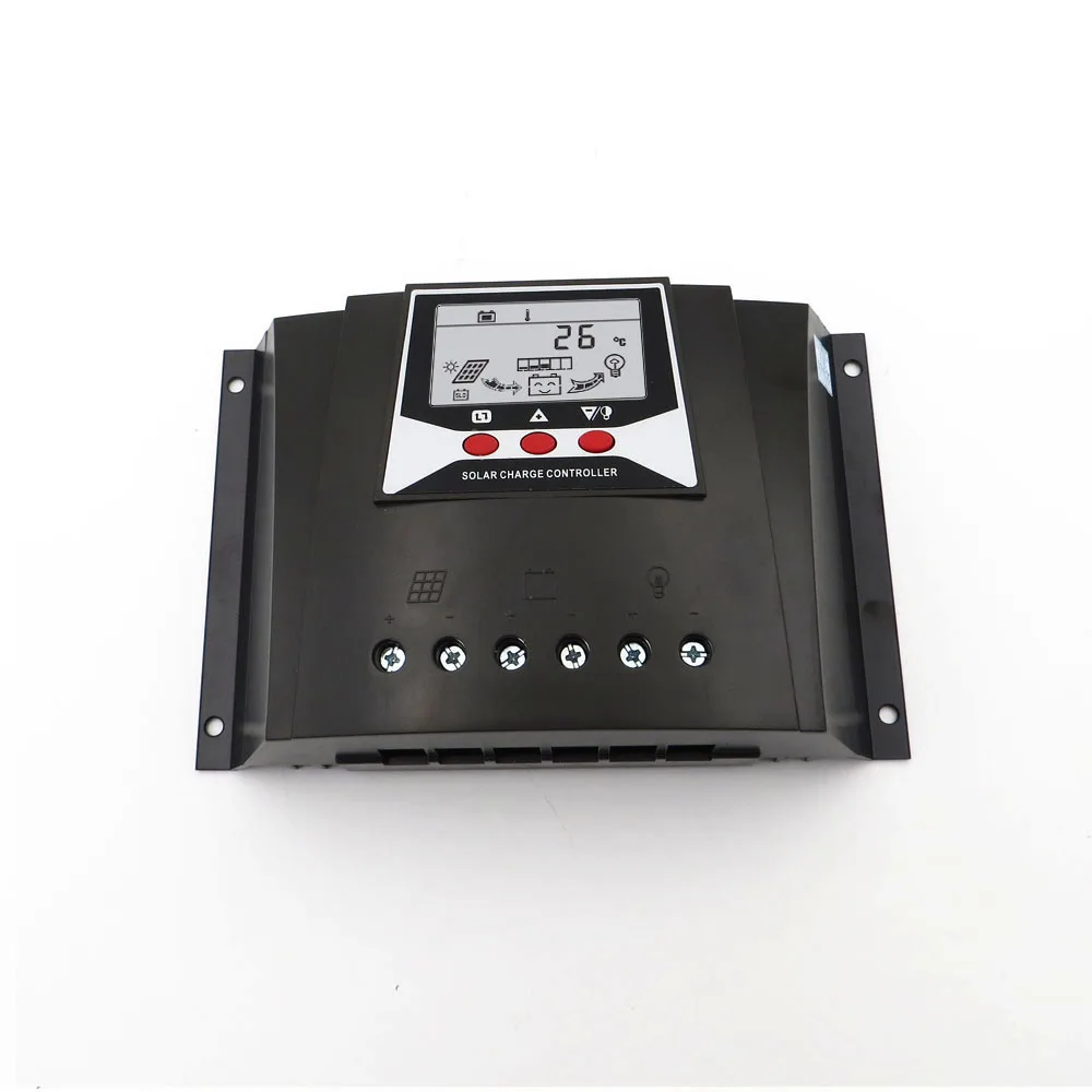 Solar Charge controller 50A 12/24/36/48V 50AMPS PWM Charger Regulators Auto Backlight LiFePO4 lithium Battery 3.2V 3.7V | Обустройство