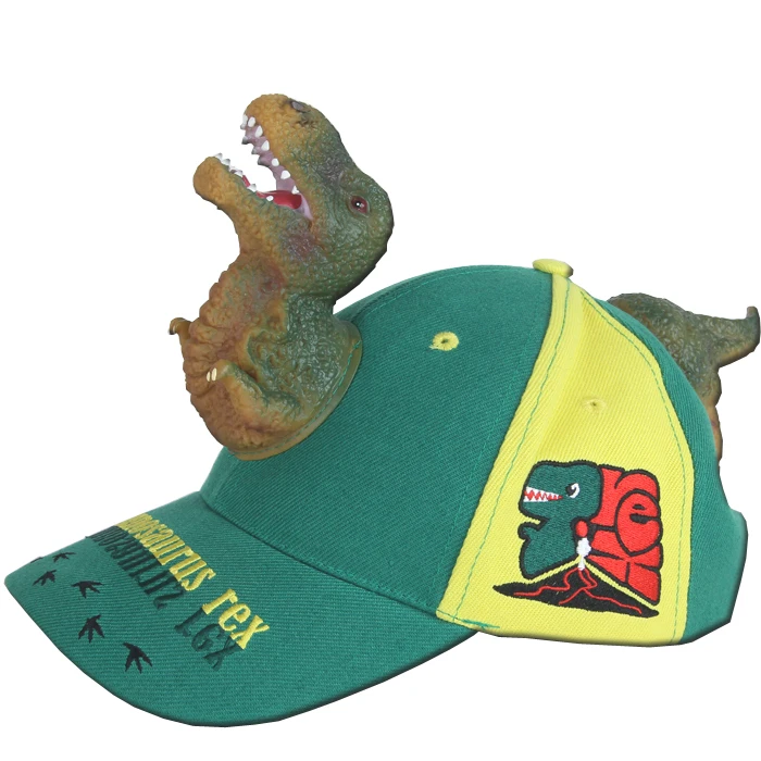2018 creative three-dimensional animal Tyrannosaurus adult amusement park baseball cap dinosaur parent-child baby | Детская одежда и