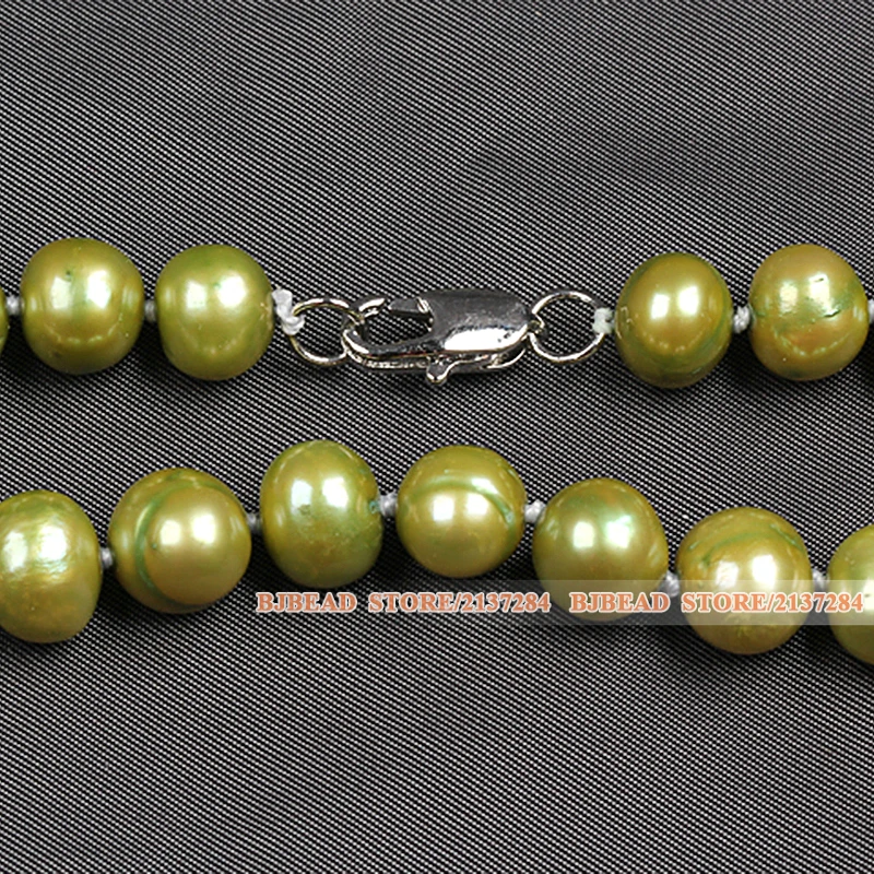 Жемчужное ожерелье с крупной застежкой-лобстером и подходящими