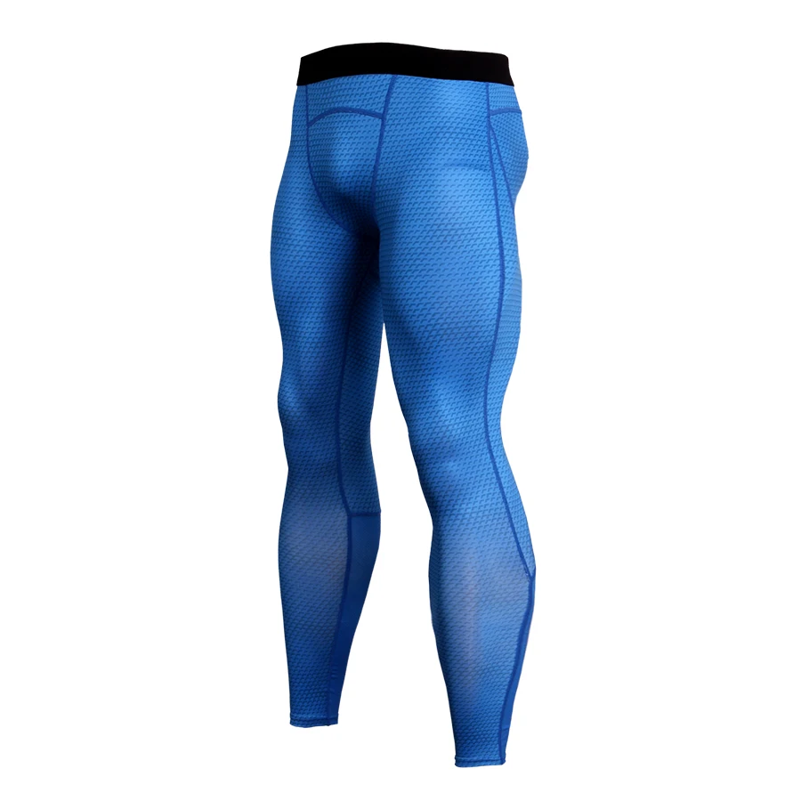 Мужские спортивные тайтсы для бега и фитнеса с компрессией и узкими штанинами.