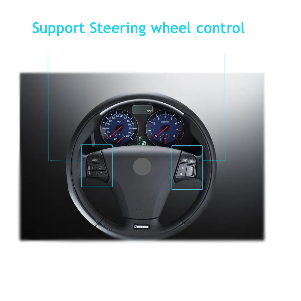 Универсальный Android 6 0 Зеркало Ссылка Автомобильный мультимедийный плеер gps Bluetooth