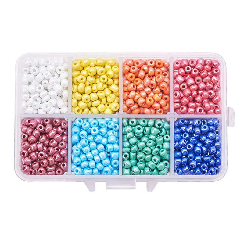 08 diy beads 4 мм DIY бусины ручной работы круглой формы стеклянные бусины DIY Набор для изготовления ювелирных изделий браслет ожерелье DIY аксессуары для ювелирных изделий - Цвет: 08 diy beads