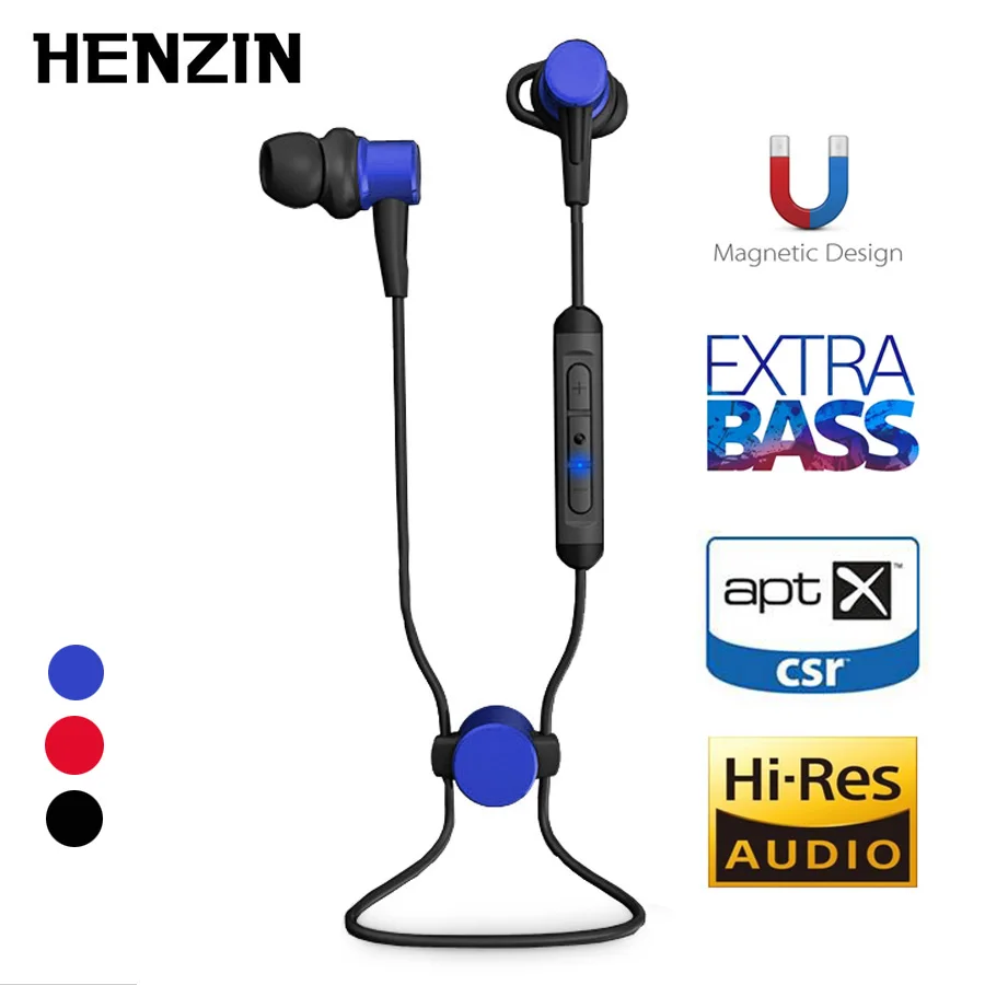

IPX7 Waterproof Bluetooth Earphone Wireless Magnetic Earbuds In-Ear Sports Headsets Hifi Stereo APT-X With Mic For Smartphone