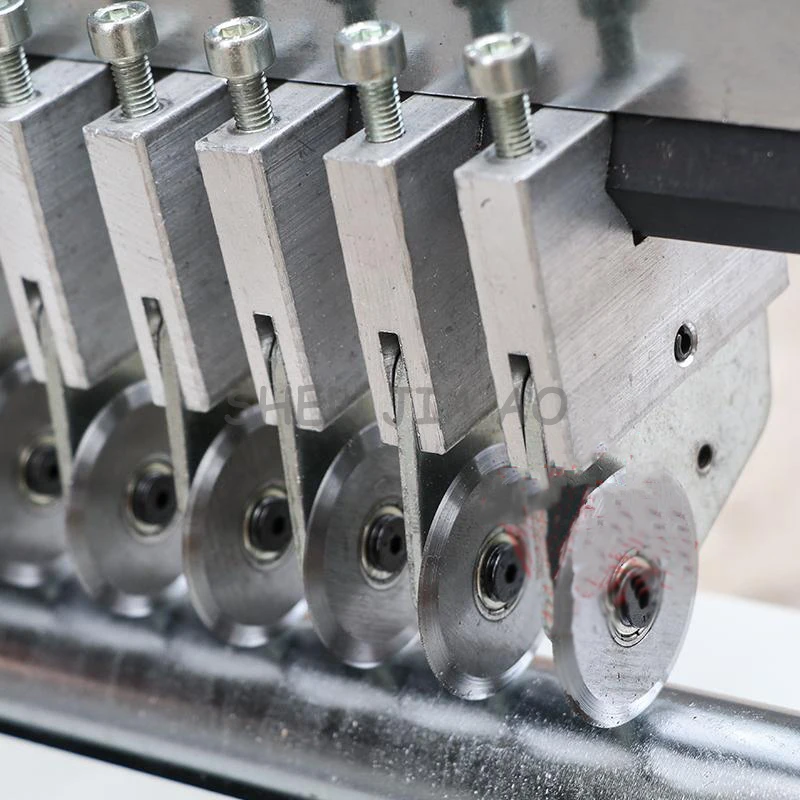 Клейкая маркировочная машина 400 с переменной скоростью продольная клейкая