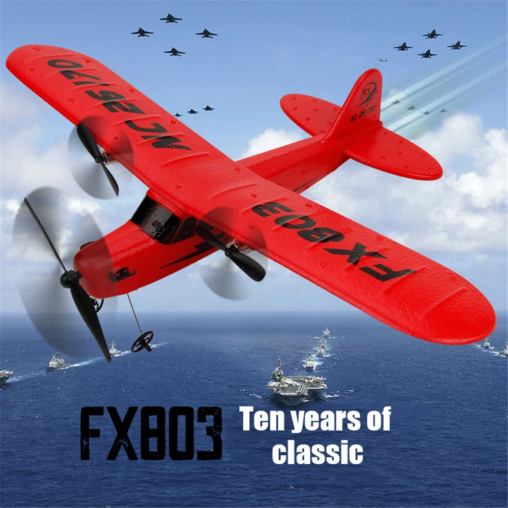 FX 803 2018 RC Самолет EPP 2CH Летающий модель GliderTtoy самолеты дистанционное управление